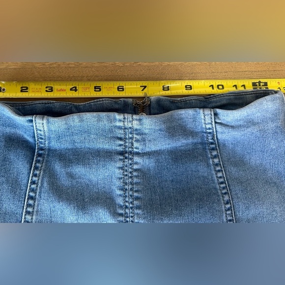 Free People Denim Mini 4 - Picture 4 of 7